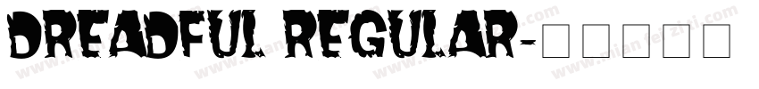 dreadful regular字体转换